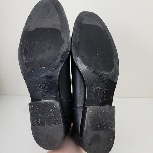 Jenni Kayne Leather Chelsea Boots in Black 37 7 - Picture 8 of 10